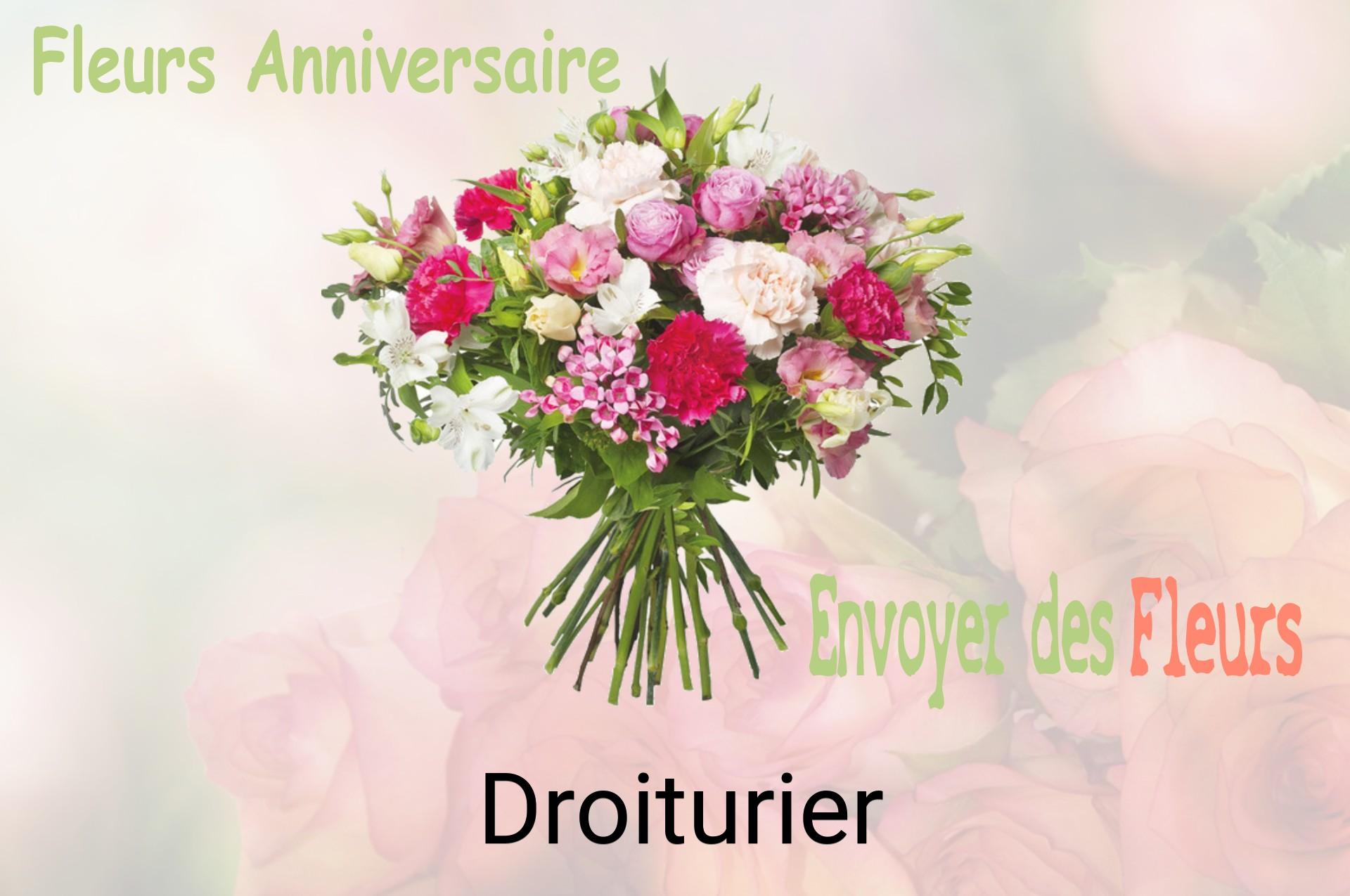 Bouquet de fleurs d’anniversaire livré à Droiturier