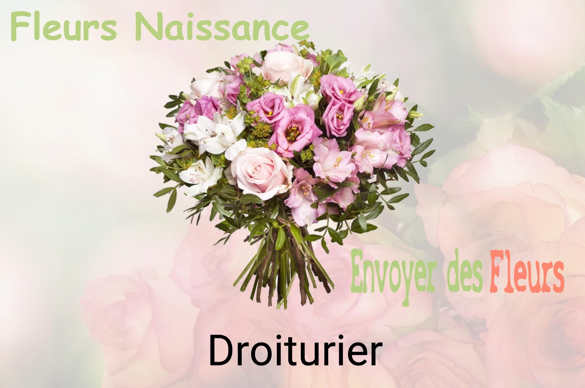 Bouquet de fleurs de naissance livré à Droiturier