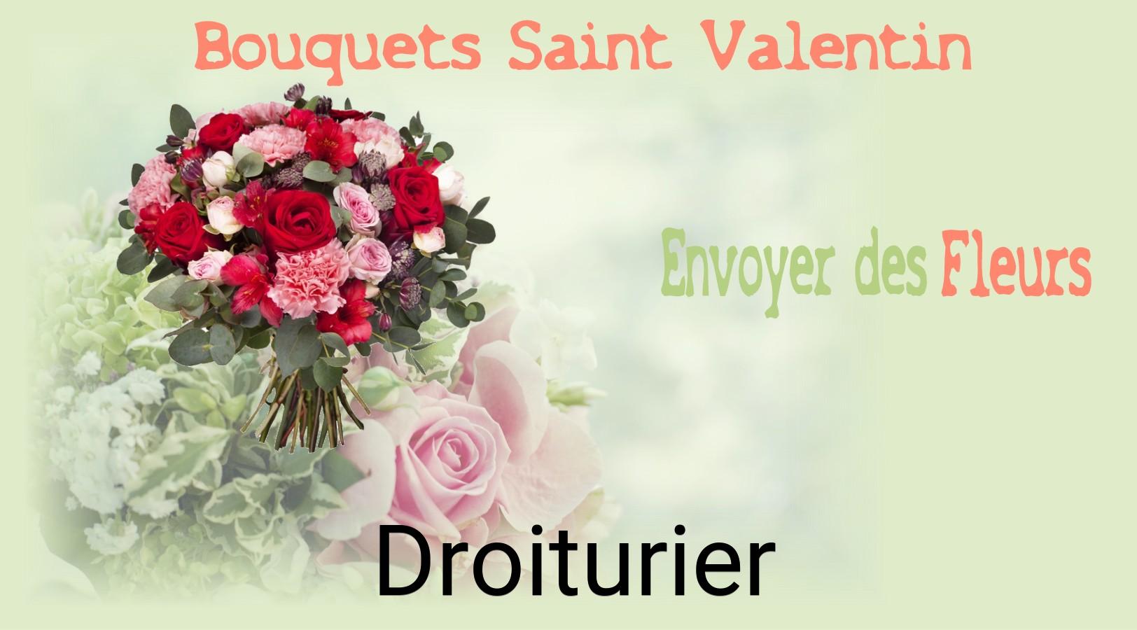 Roses de Saint-Valentin livrées à Droiturier